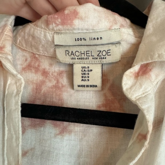 Tiedye Button Down Shirt w/ Cuffs - Picture 3 of 3